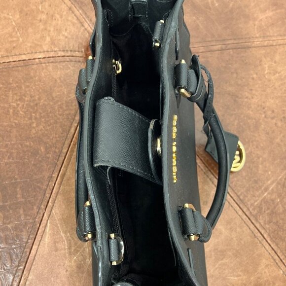 MICHAEL KORS Small Dillon Convertible Crossbody Satchel Black 30H4GAIM1L - Picture 8 of 16